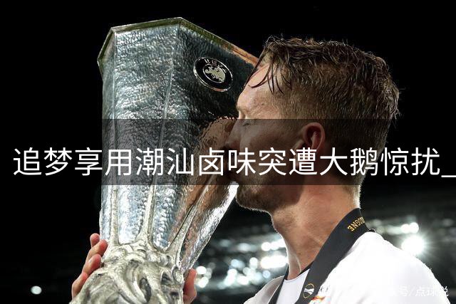 追梦享用潮汕卤味突遭大鹅惊扰 瞬间蹦起场面滑稽
